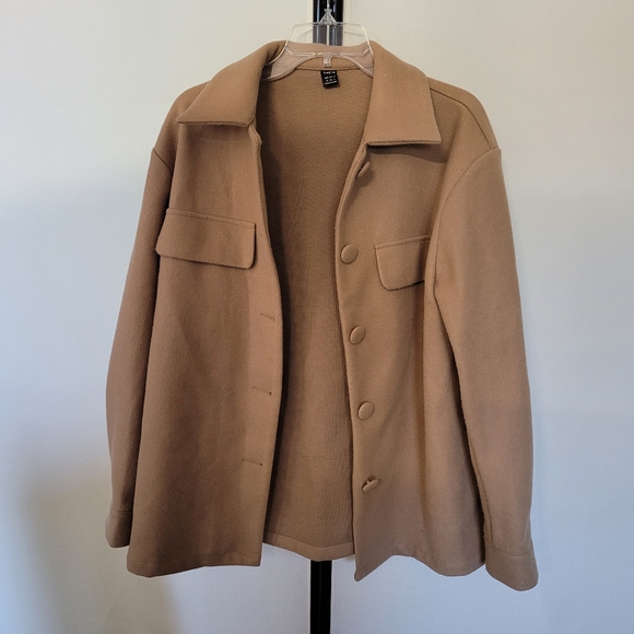 Shein Camel Woolen Jacket - Picture 1 of 3
